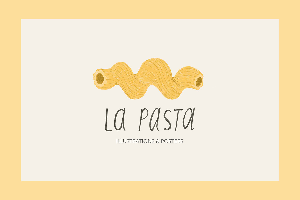 La Pasta, a Food Illustration by Annakniaz (Photo 1 of 14)
