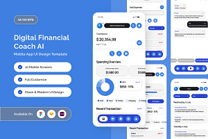 Fyniq Digital Financial Coach AI App, an App Template by twinstd