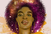 Black African American Woman 1 PNG, an Illustration by Orange Brush Studio (Thumbnail 2 of 5)
