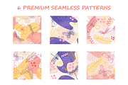 Organic natural set & patterns, a Pattern Graphic by museberry (Thumbnail 6 of 9)
