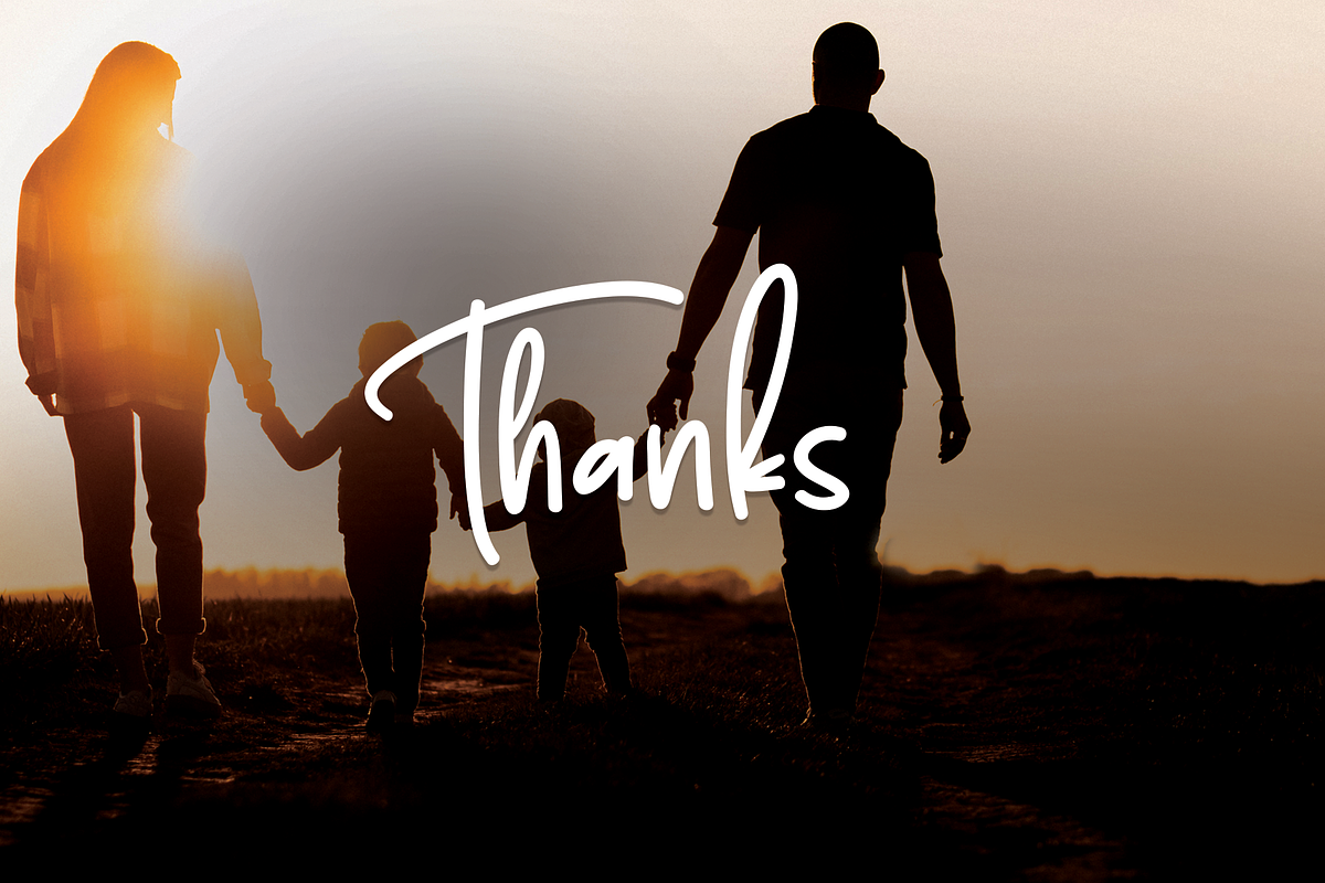 Back To Family | Script Font, a Script Font by Scratchones (Photo 4 of 8)