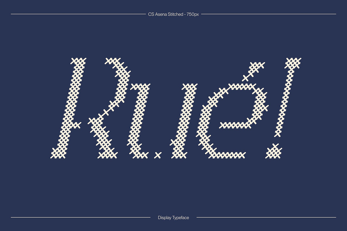 CS Asena Stitched, a Serif Font by Craft Supply Co. (Photo 2 of 8)