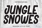 Jungle Snowes | Script Font, a Script Font by Scratchones (Thumbnail 1 of 8)