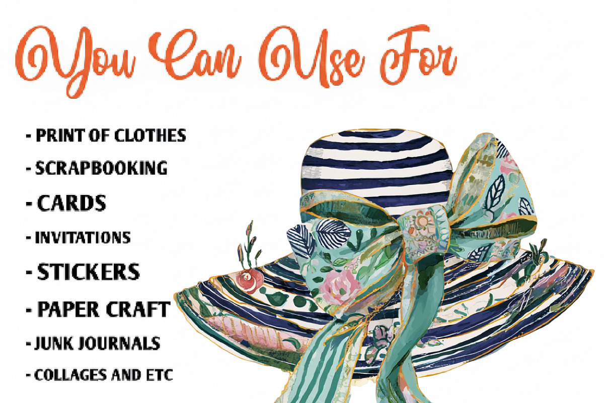 Preppy Coastal Clipart Png, a Seasonal Illustration by CreationArt (Photo 5 of 7)