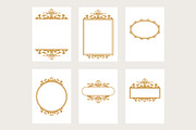 12 Damask pattern invitation frames, an Illustration by Bloom21Art (Thumbnail 4 of 5)