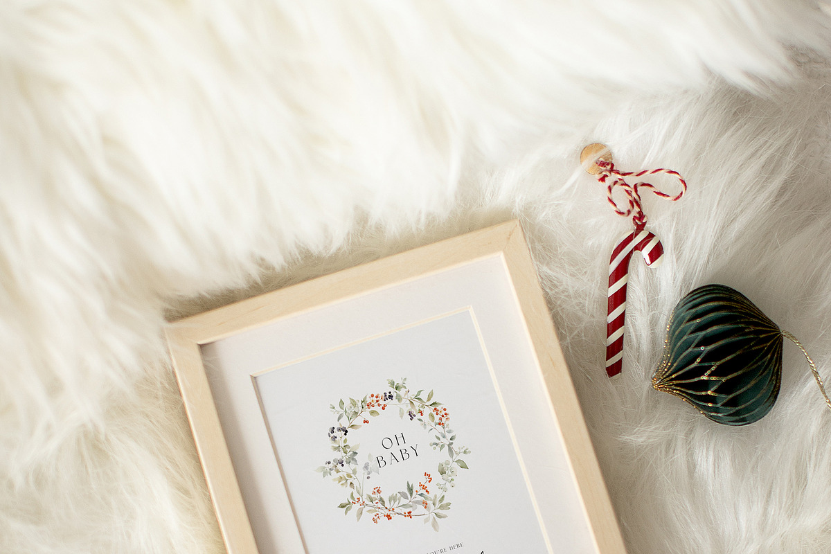 FLORAL WINTER BOX Watercolor Bundle, a Seasonal Illustration by Muse Artist (Photo 42 of 95)