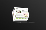 Laptop Screen Website Mockup, a Wearable Device Mockup by Pikachudesign (Thumbnail 3 of 5)