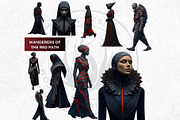 The Red Silence Cliparts, a Decorative Illustration by ThatsDesignArt (Thumbnail 7 of 17)