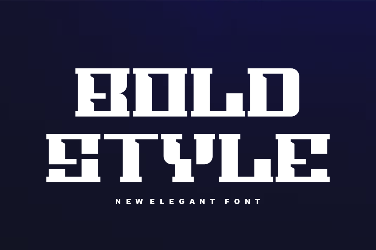 Bigyser - Font, a Slab Serif Font by artchiles_design (Photo 2 of 5)
