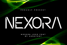 Nexora – Modern Logo Font