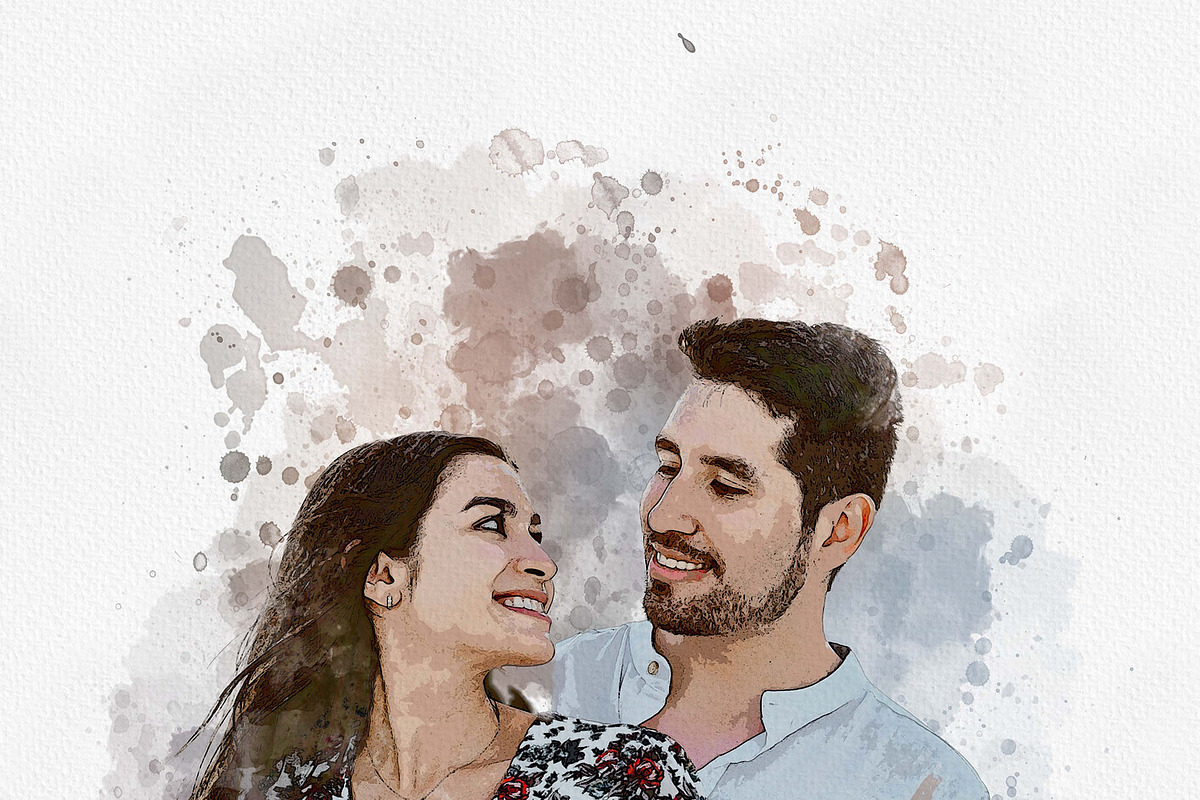 Wedding Watercolor Art Photo Effect, an Action Add-On by MRI STUDIO (Photo 18 of 22)
