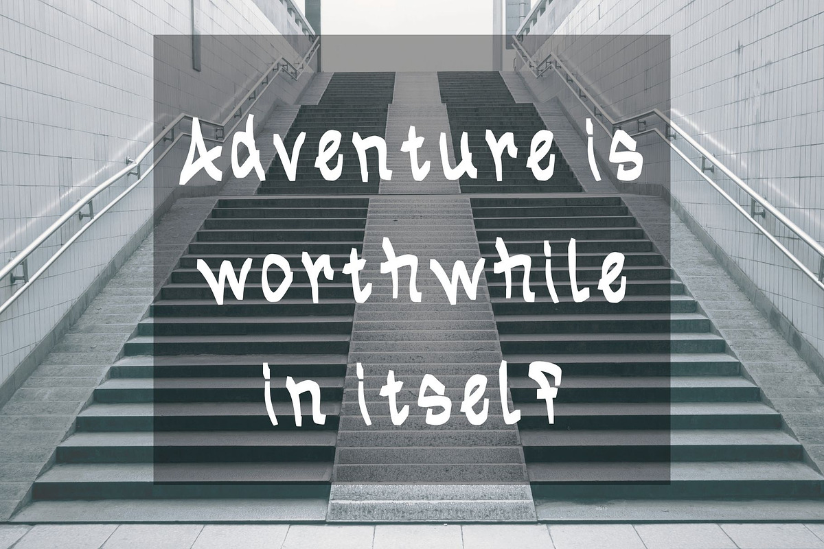 Adventure Handwritten, a Handwritten Font by Ruddean2109 (Photo 4 of 10)