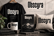 Obscyra — Dark Gothic Display Font, a Blackletter Font by Wow Magic (Thumbnail 2 of 4)