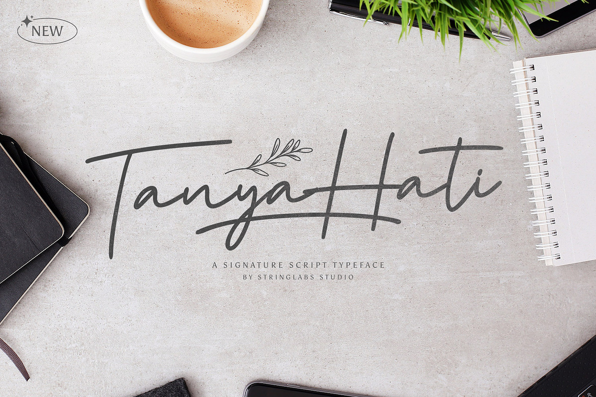 Tanya Hati - Signature Script Font, a Script Font by StringLabs (Photo 14 of 14)