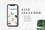 Famous People Quotes Instagram, a Social Media Template by MergeIdea (Thumbnail 5 of 5)