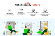 Modern Banking Illustration, an Illustration by orenjidesign (Thumbnail 3 of 8)