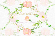 Summertime watercolor flowers, a Texture Illustration by LABFcreations (Thumbnail 6 of 9)