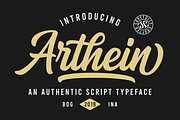 Arthein - Bold Script, a Script Font by Sibelumpagi Studio (Thumbnail 15 of 15)