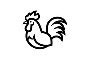 Rooster Chicken Silhouette Bundle, an Illustration by Designs_River (Thumbnail 28 of 51)