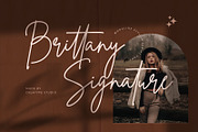 Brittany Signature Script, a Script Font by Creatype Studio (Thumbnail 1 of 15)