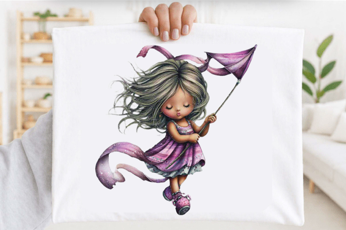 Watercolor Summer Girls Clipart, a Person Illustration by SVGArt (Photo 10 of 10)