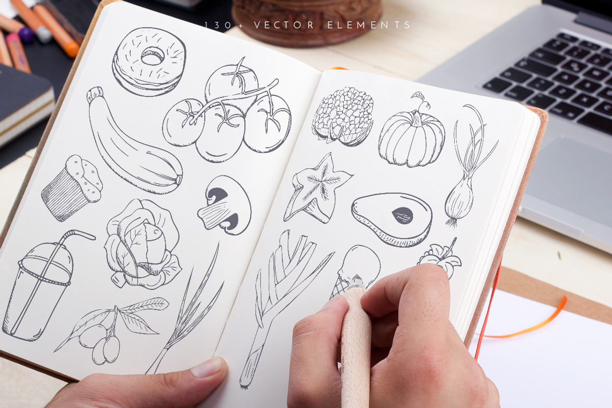 Ratatouille Sketched, a Food Illustration by Creative Veila (Photo 2 of 16)