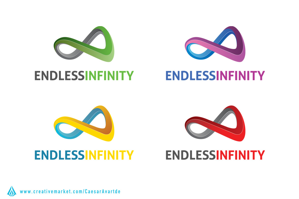 Endless Infinity Logo template, a Branding & Logo Template by Avartde Creative (Photo 2 of 2)