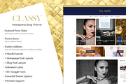 Classy - Responsive Wordpress  Theme, a WordPress Template by rosettichefs (Thumbnail 1 of 4)