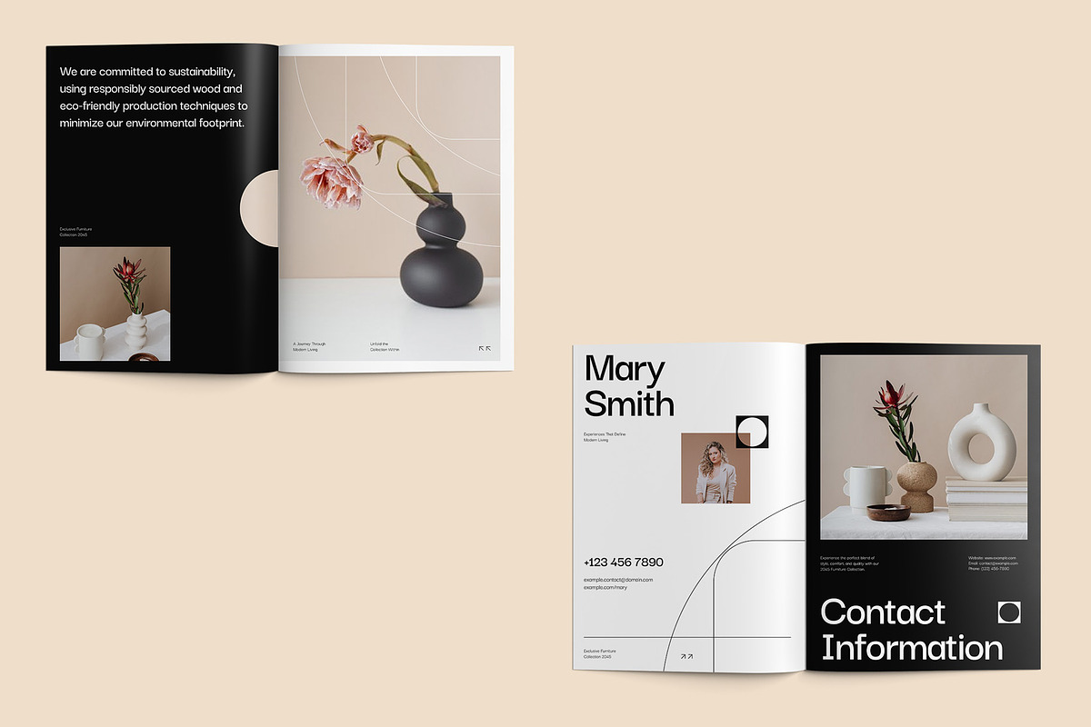 Modern Furniture Product Catalog, a Brochure Template by fakhroo (Photo 9 of 9)