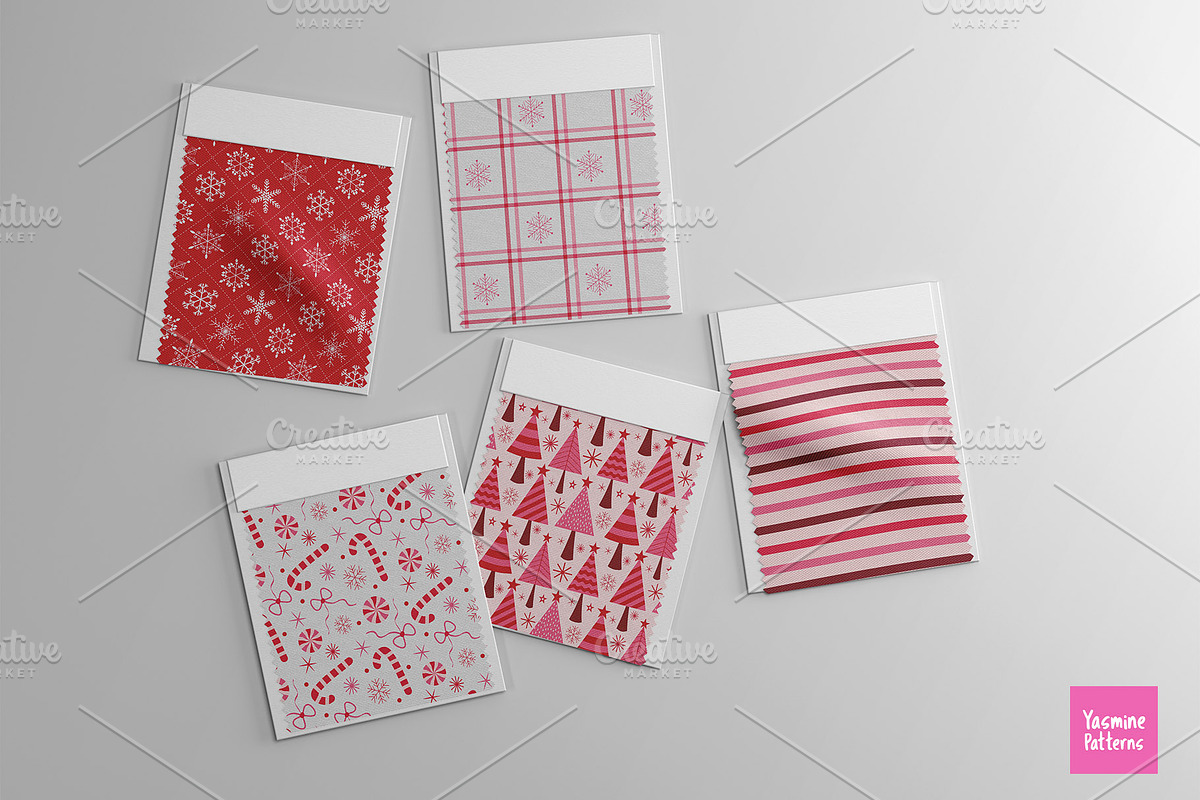 Scandi Christmas Patterns Collection, a Pattern Graphic by Yasmine Patterns (Photo 5 of 6)