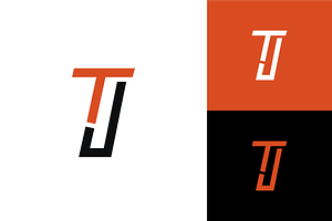 Logo TJ Simple Design Minimalist, a Branding & Logo Template by zaqilogo