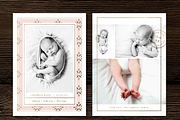 Baby Announcement Template, a Flyer Template by roselindoco (Thumbnail 1 of 3)