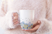 Watercolor Winter city of snowmen, a Decorative Illustration by Watercolor arts (Thumbnail 6 of 6)