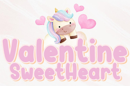 Valentine SweetHeart - Handwritting, a Handwritten Font by Charmingbear59.design