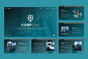 CORPLINE  Business PowerPoint, a Presentation Template by Rizki Herdian (Thumbnail 2 of 6)