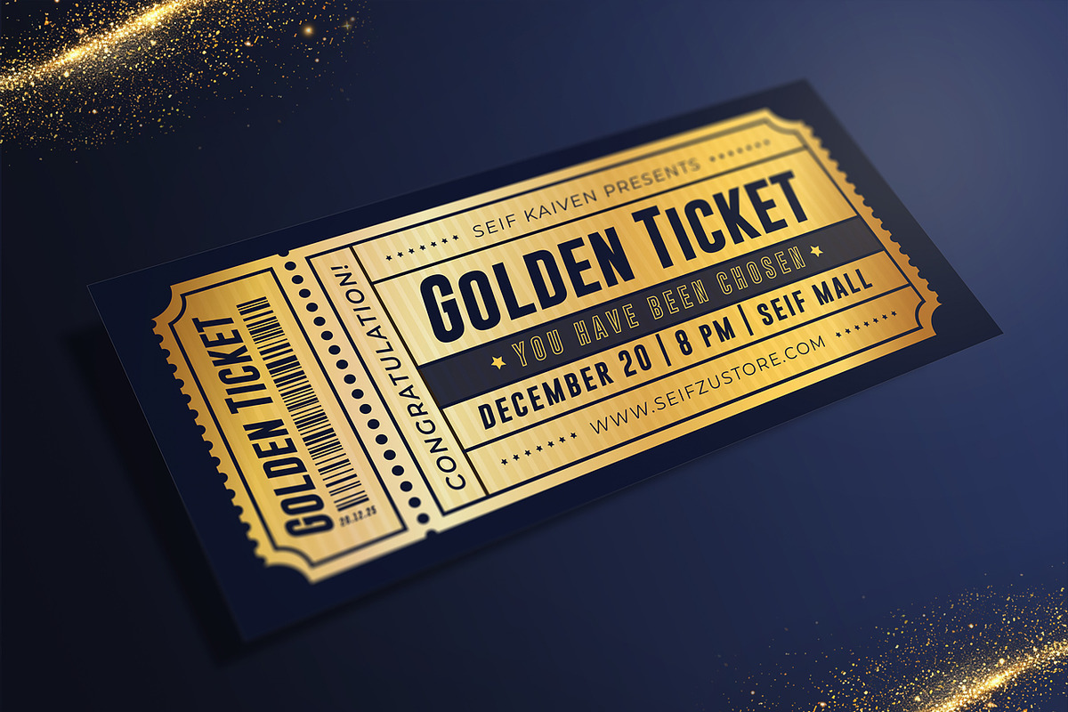 Golden Ticket, a Card Template by Aarley Kaiven (Photo 2 of 4)