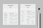 Simple and Clean Resume with Cover, a Resume Template by Studio Temply (Thumbnail 2 of 7)