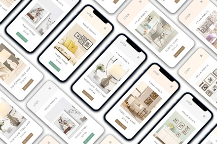 Isometric iPhone App Mock-Up 15, an iPhone Mockup by Graphicsworld125