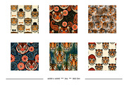 Tiger Retro Art Style Designs, a Pattern Graphic by karenfoleyphoto (Thumbnail 6 of 9)