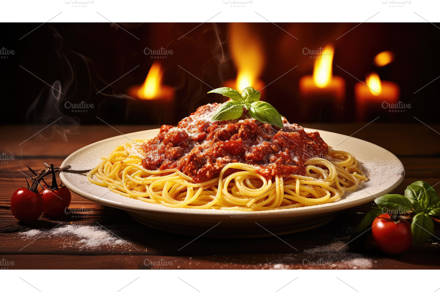 italian pasta food background ai, a Food & Drink Photo by pikepicture