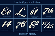 Lorette, a Script Font by Stiggy & Sands (Thumbnail 4 of 5)