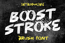 Boost Stroke - Brush Font