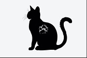 Paw Cutout Cat Clipart Bundle, an Illustration by jahid234 (Thumbnail 3 of 9)
