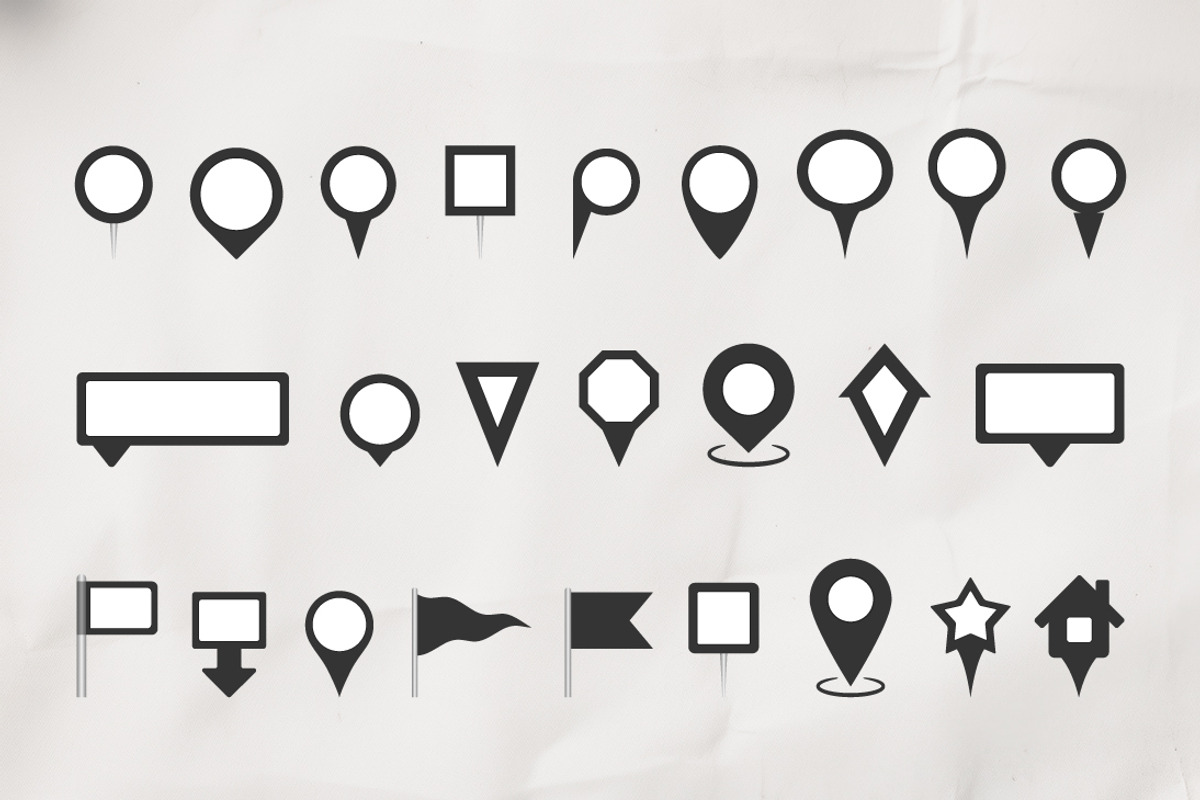 Map Pins, a Graphic by PixMarket (Photo 2 of 3)