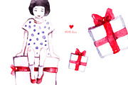 Watercolor Holiday Cards, a Decorative Illustration by Knysh Ksenya (Thumbnail 2 of 9)