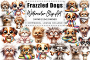 Quirky Frazzled Dogs PNG, a Graphic by CitraGraphics (Thumbnail 1 of 4)
