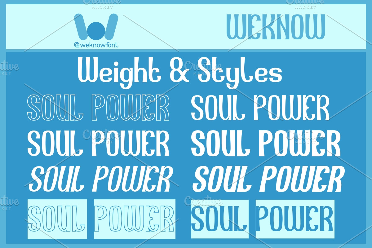 Soul Power font, a Font by weknow (Photo 8 of 8)