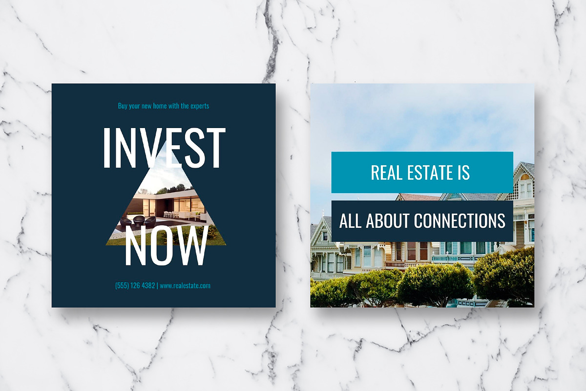 Real Estate Instagram Template Canva, a Social Media Template by Design District (Photo 20 of 39)