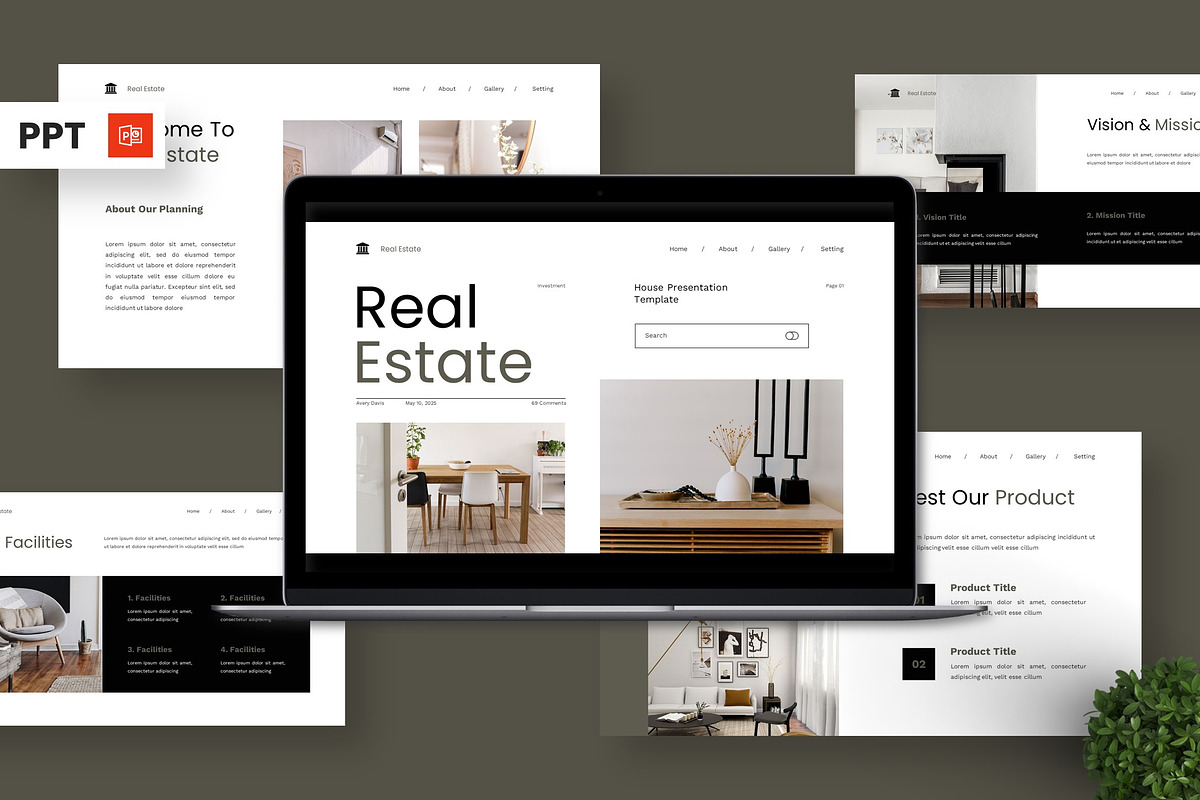 Real Estate - House Powerpoint