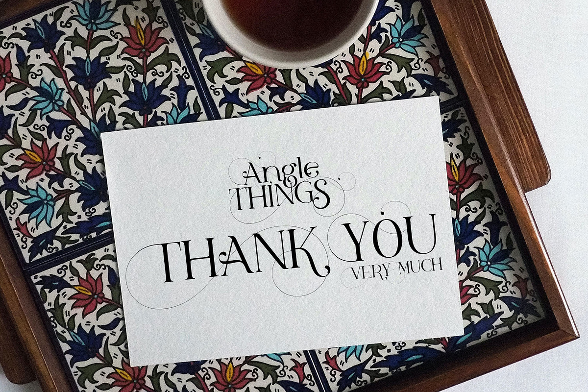 Angle Things, a Serif Font by Bramcreative (Photo 8 of 10)